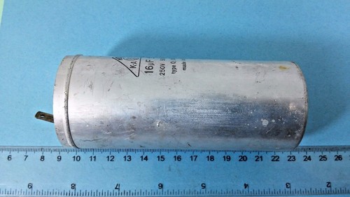 KAMA Capacitor 16µF +-10% 250V 50Hz 70*C Kondensator Aluminium Heavy Duty New - Picture 5 of 5