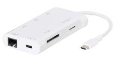 Image of 7-in-1 USB-C PD Multiport Adaptor with Digital A/V Cable / LAN / Card Reader - C