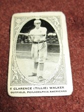 1922 NEILSON'S CHOCOLATE V61-1 Type 1 ~#6 Clarence "Tillie" Walker~Philadelphia