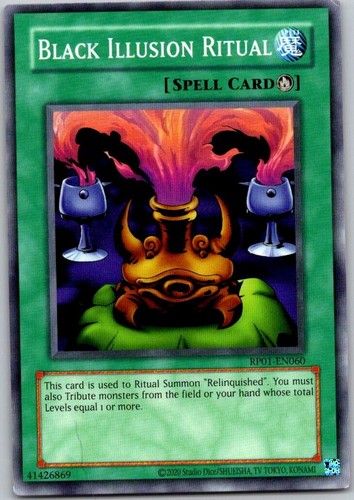 Black Illusion Ritual RP01-EN060 card