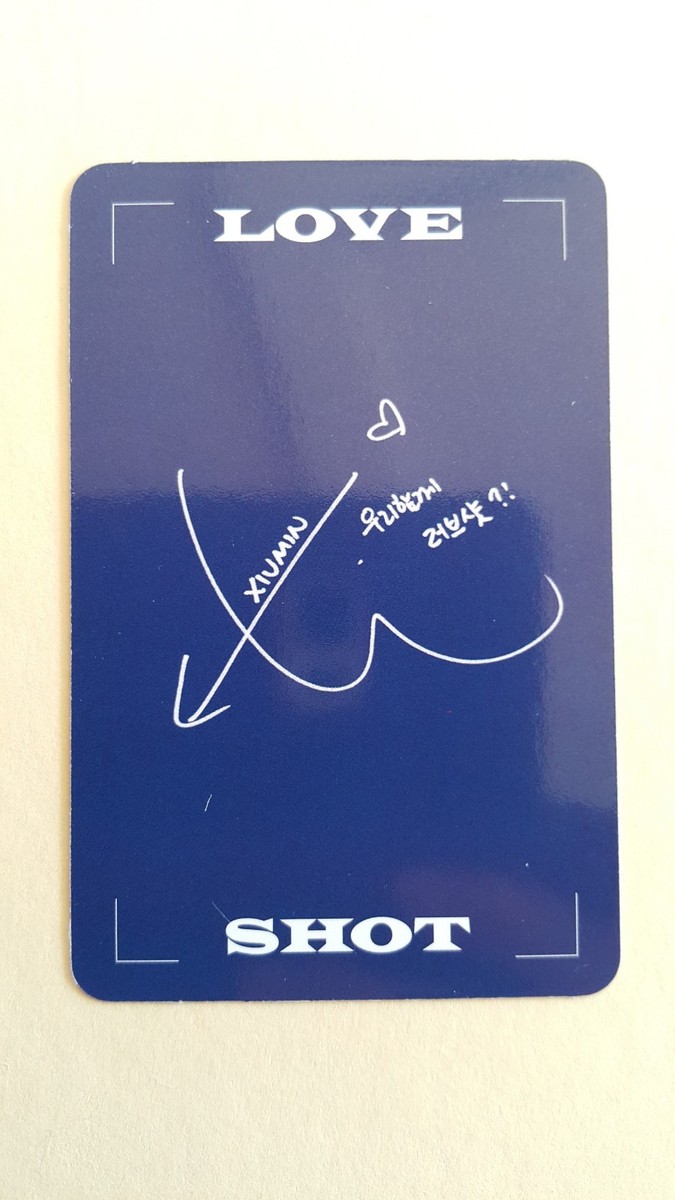 EXO Authentic Official LOVE SHOT 5th Album Repack Photocard