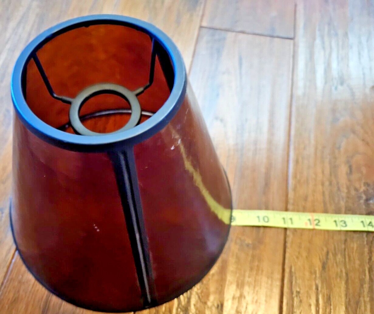 Mica Lamp Shade 9" Diameter 7" Tall Vintage Arts & Crafts Mission eBay