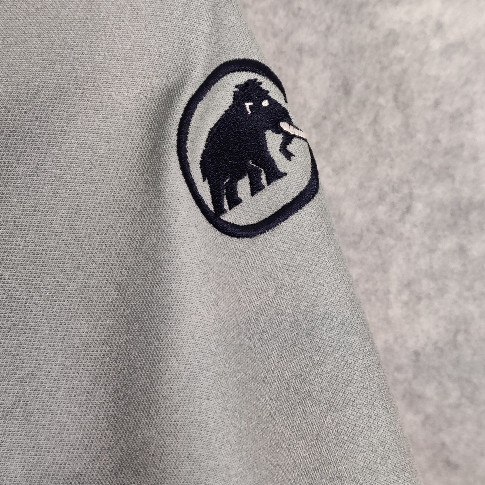 Mammut Men Jacket Small Solid Blue Polyester Hood… - image 6