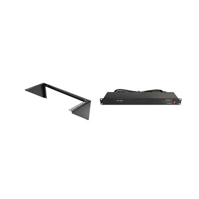 StarTech.com 4U Wall Mount Patch Panel Bracket - 19 inch Steel Vertical Mount...