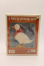 National Yarn Crafts Vintage 1983 Latch Hook Kit #P423 Dottie Goose 12x12