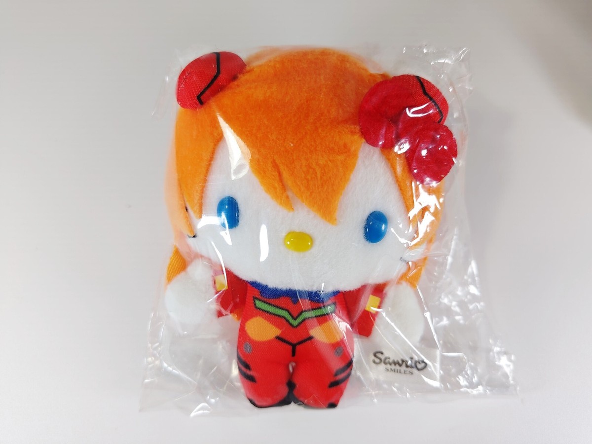 Evangelion Hello Kitty Sanrio 2014 Kaworu Asuka Rei Plush Doll Set