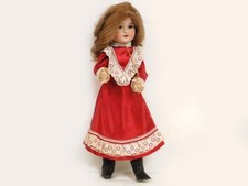 Porcelain Doll with Inscription "Sfbj Paris 4"