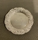 S. KIRK & SON Sterling Silver Repousse Butter Pat #17F