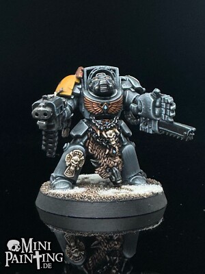 Warhammer 40k Wolf Guard Terminator Terminators Space Wolves Space Marine bemalt
