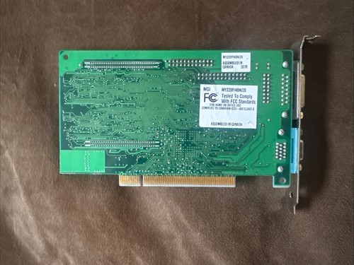 Matrox Mystique 220 4MB SGRAM Video Card PCI 644-03 MY220P/4BN/20 - Picture 2 of 2