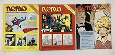 Nemo The Classic Comics Library Lot #1 #2 #8 Fantagraphics 1983–1984 VG+