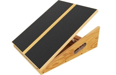 Professional Wooden Slant Board, Adjustable Incline Board, and Calf Stretcher, S