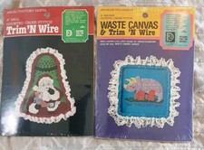 NIP Designs For THE Needle Lace Christmas Ornaments Cross Stitch Kits LOT OF 2.