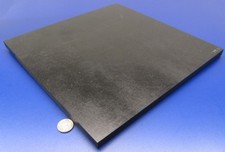 ABS Sheet Smooth on Both Sides, Color Black, .500" 1/2" x 12" x 12"