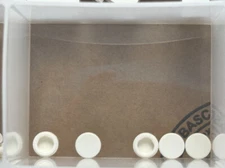 LEGO Parts - White Tile, Round 1 x 1 - No 98138 - QTY 5