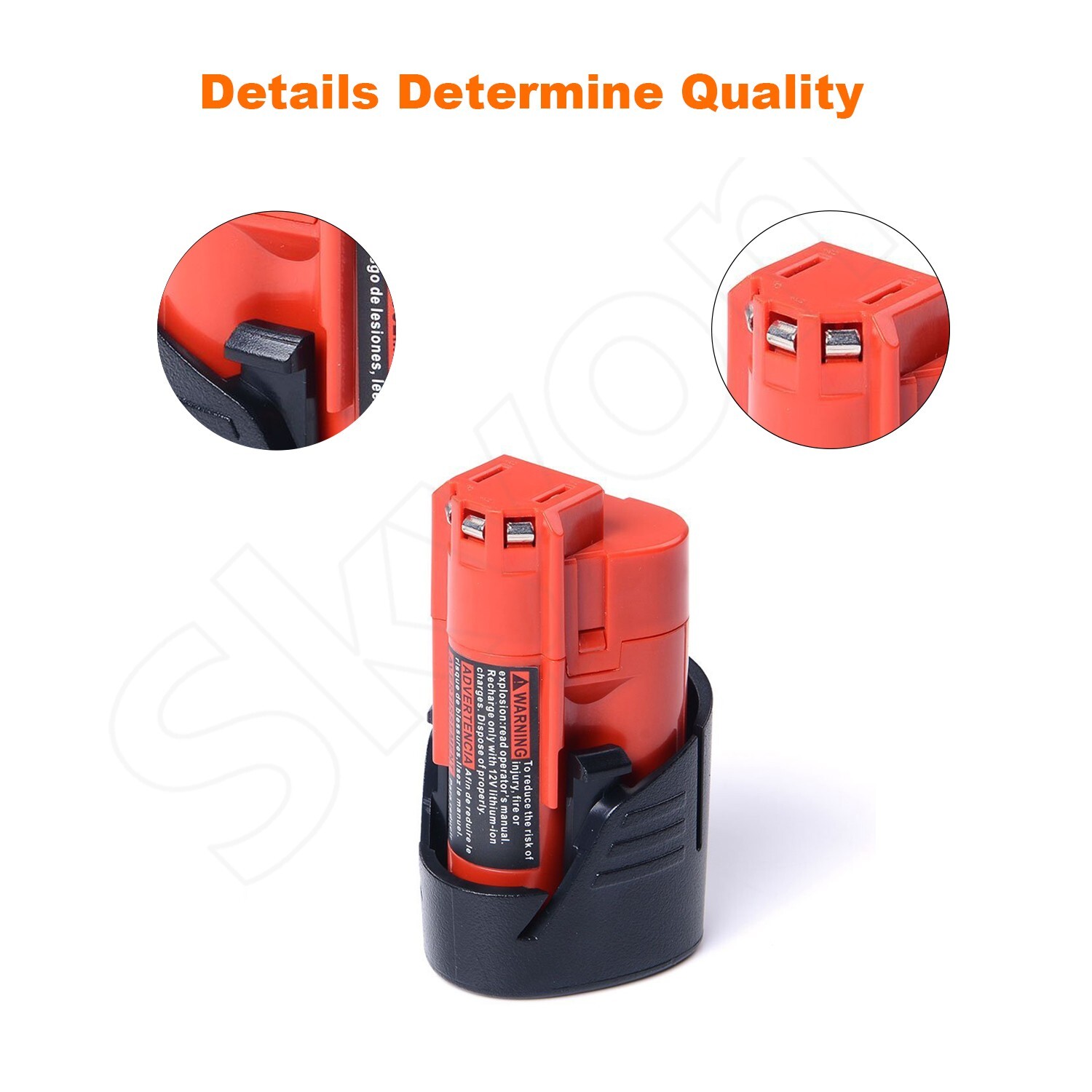 2pack milwaukee m12 red lithium 12v 3 0 ah lithium ion battery 48 11