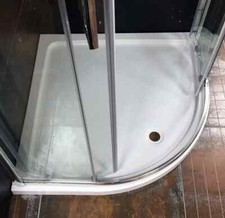 Aqualux 900 x 900mm Quadrant Shower Tray Low Profile Slimline + Waste Option