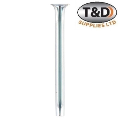Timco verzinkte Beton & Mauerwerk Express Nägel - 6 mm/8 mm Hammer Fix Anker