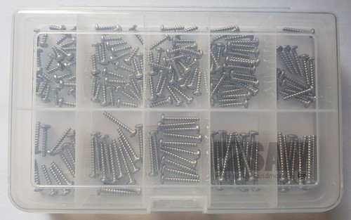 Schrauben für Kunststoffe TORX/KREUZSCHLITZ Linsen-/Senkkopf Set EDELSTAHL A2 - Bild 7 von 16