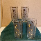 Vintage Libbey Gold Accent Water Glasses-set Of 4 — photo 1