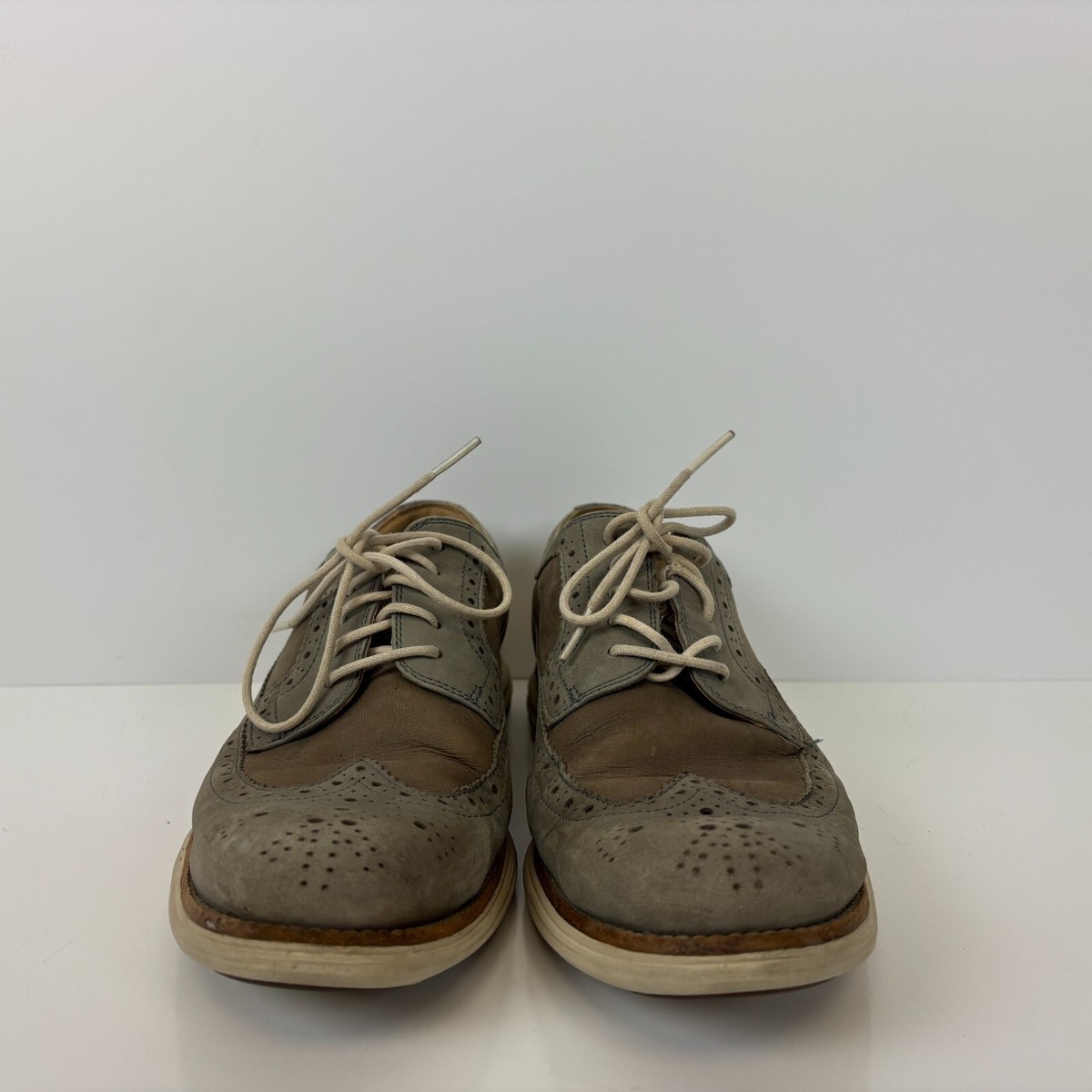 Cole Haan LunarGrand Wingtip Oxford Sneakers Gray Canvas Men’s 11 Cole Haan Shoes Mens 13M Gray Lunargrand Wingtip Oxford  main image 4