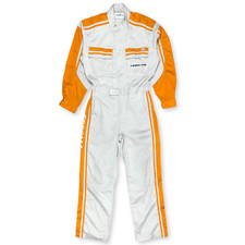 JDM Retro Toyota Corolla Tecno Jumpsuit Coveralls Mechanic Suite Tsunagi Orange