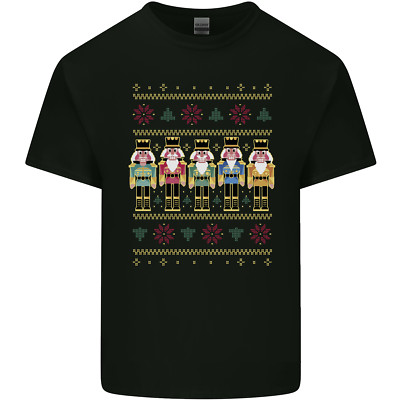 Nutcracker Christmas Xmas Traditional Mens Light Cotton T-Shirt