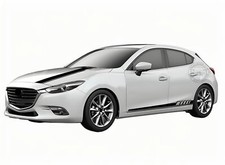 Graphics Decal Car Hood Side Sticker For Mazda 3 Racing Sport Stripe Vinyl Films