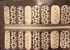 Color Nail Polish Strips, 16ct. Cutie Paws Overlay Read Description Below