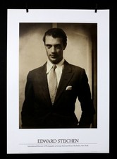 Edward Steichen - Gary Cooper, 1928- Int. Mus. of Photogr - 1988-  Exhib. Poster
