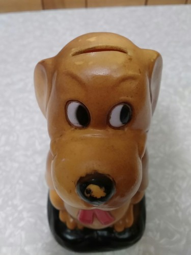 Vintage New York Vinyl Prod. Inc. 1971 Dog Coin Bank. - Picture 6 of 7