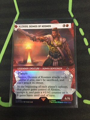 alexios mtg card Elden Theme Alexios, Deimos of Kosmos 01 Foil main image 1