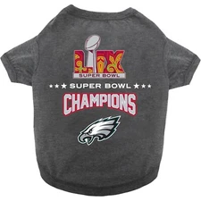 Pets First NFL Super Bowl LIX Championship Pet Tee Shirt for Dogs & Cats
