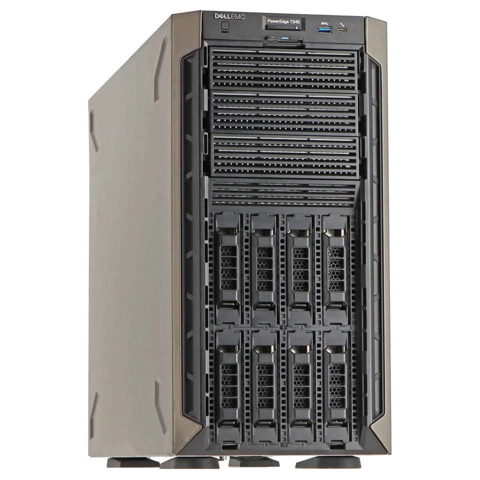 Dell PowerEdge T340 CTO Server 1x LGA1151 DDR4 8xLFF 