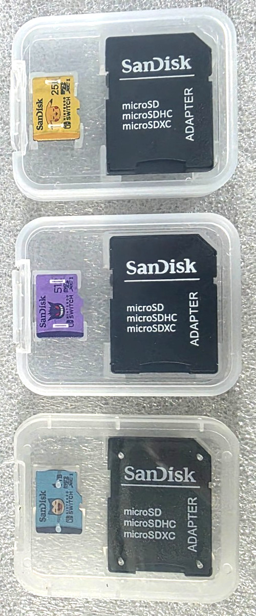 SanDisk 256GB 512GB 1TB Nintendo Switch Pokemon Edition Micro SD MicroSDXC Card
