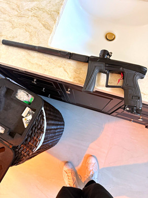 Planet eclipse GEO 4 Paintball Marker Black w/ EVS LIMITED EDITION Mask