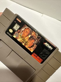 Super NES Cutthroat Island Video Game SNES Cartridge Only Tested Authentic