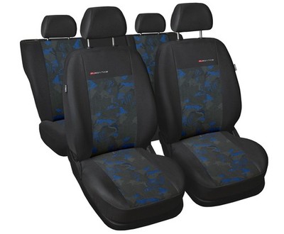 Autositzbezüge Sitzbezug Schonbezüge Velours Blau set für Nissan Maxima IV V VI