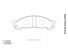 Plaquette de frein Alfa Romeo SZ