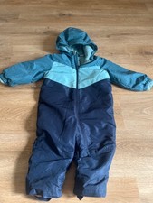 schneeanzug 92. lupilu blau mit Kapuze, Einte...