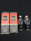 NOS NIB Matched Pair RCA # 47 Amplifier Radio Vacuum Tubes Vintage TESTED 129310