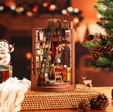 Rolife DIY Buch Nische Stille Ecke Miniatur Haus Holz Deko Geschenk