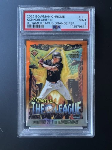 2025 Bowman Chrome - Konnor Griffin “It Came to the League” Orange /25 PSA 9