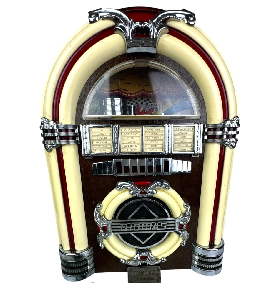 Thomas Collector's Edition Jukebox Radio and Cassette Player CR-11 Untested - Image 2 of 4