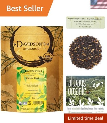 Organic Classic Chai Tea 16-Ounce Bag - Rich Spices & Assam Black