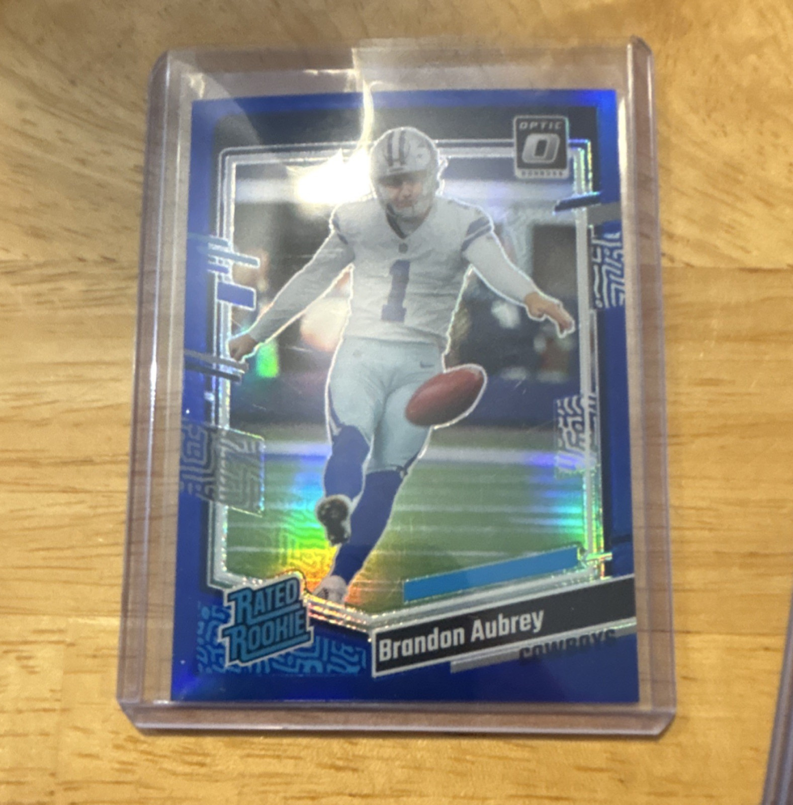 2023 Panini Donruss Optic Rated Rookie Blue #226 Brandon Aubrey Cowboys /199