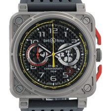 Bell & Ross BR 03-94 Titanium Black Dial 42mm Automatic Mens Watch BR03-94-RS18 2
