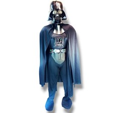 Rubies Star Wars Deluxe Darth Vader Costume Sz M Jumpsuit Mask Cape Belt 882014