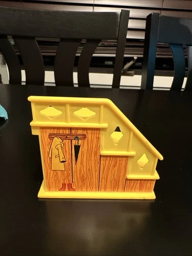 Vintage Fisher Price Little People Yellow Stairs Staircase for House 952