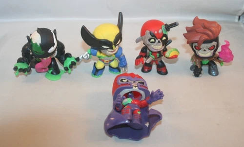 Funko Mystery Mini Marvel Zombies & Venomized - Wolverine, Venom - Lot of 5